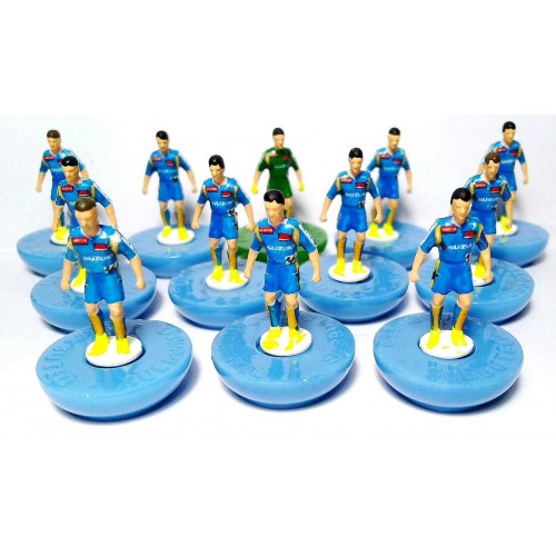 Subbuteo AndrewTable Soccer Suzuki Moto GP Team on Classic Hasbro Bases custom team